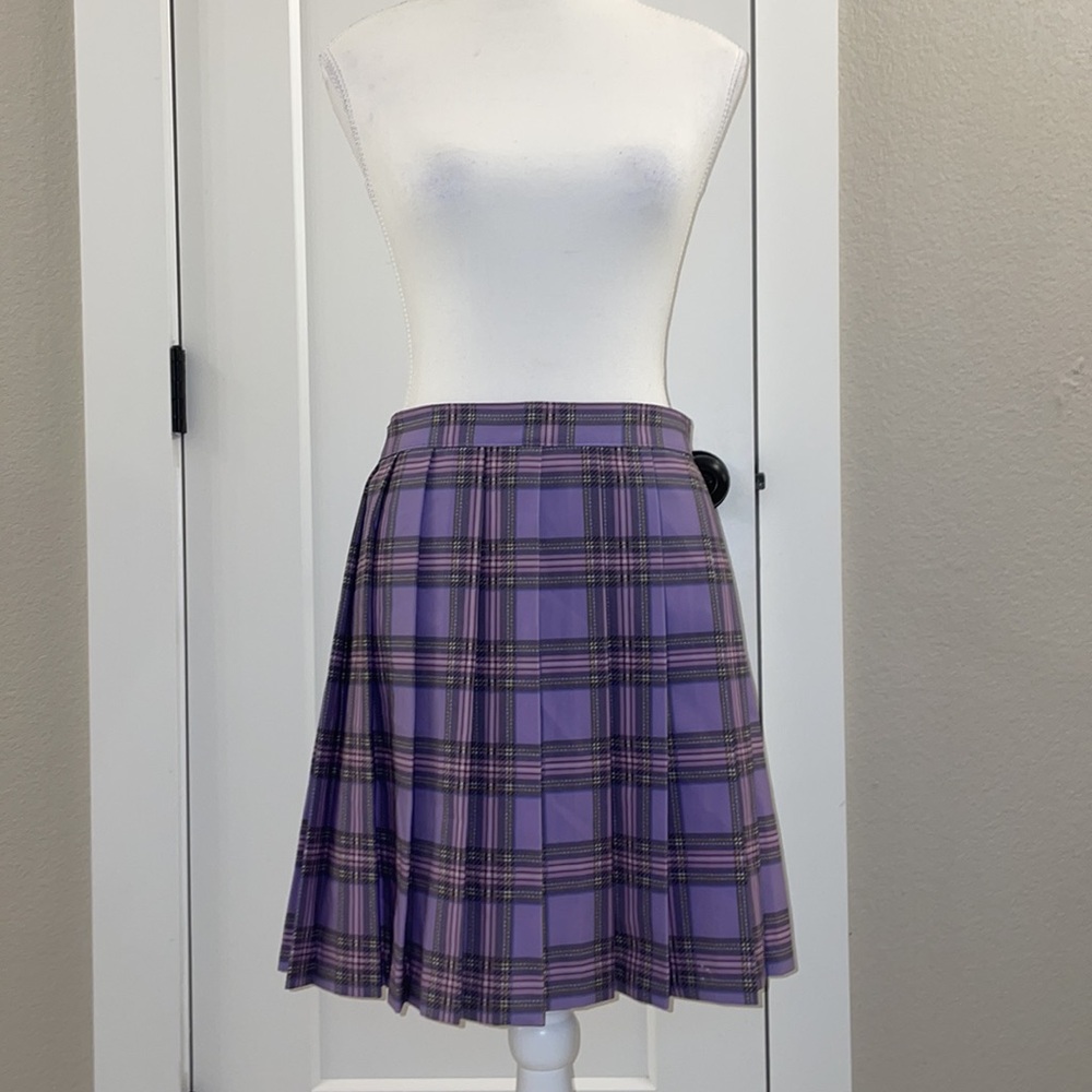 Purple Pleaded Skirt Size 28